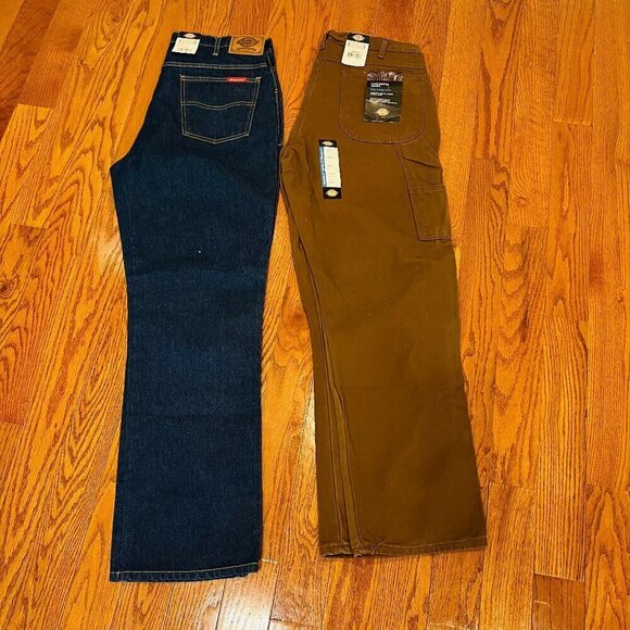 Other - Lot of 2 DICKIES Brand New Carpenter Jeans Relaxed Fit 36 X 32